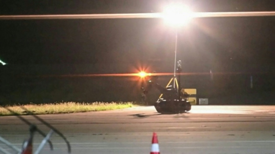 Alarm as explosive drone found near Ukrainian plane at German airport