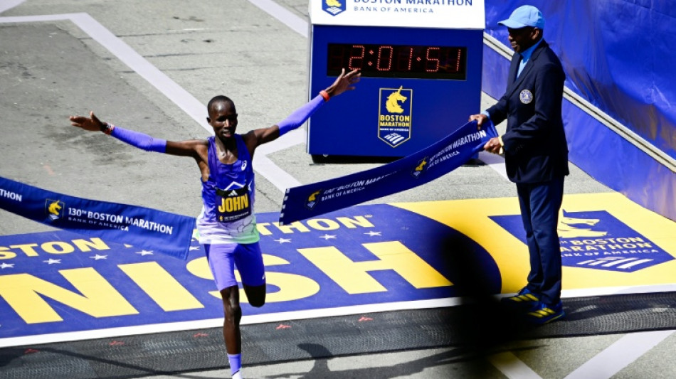 Kenyan double-double as Korir, Lokedi defend Boston Marathon crowns