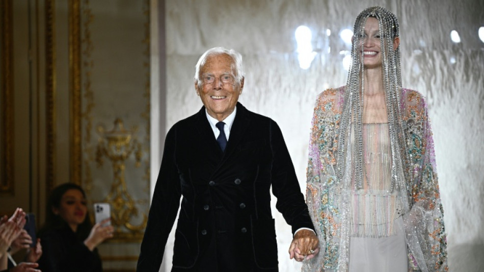 Giorgio Armani, convaleciente, ausente en los desfiles de moda masculina en Milán