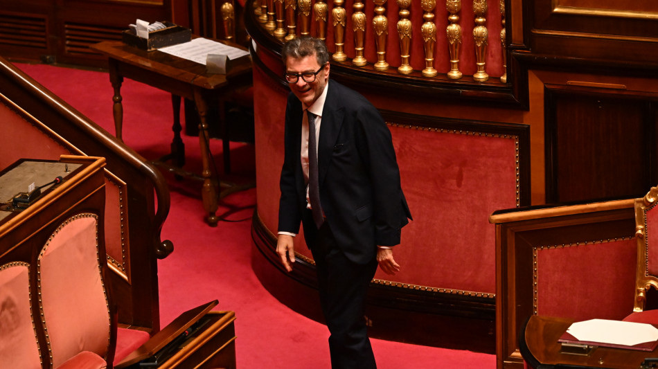 Giorgetti, fare taglio Irpef tenendo sentiero in sicurezza