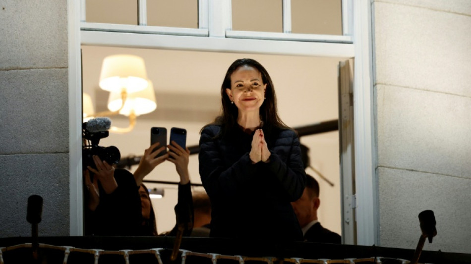 La nobel de la paz Mar&iacute;a Corina Machado abandon&oacute; Oslo