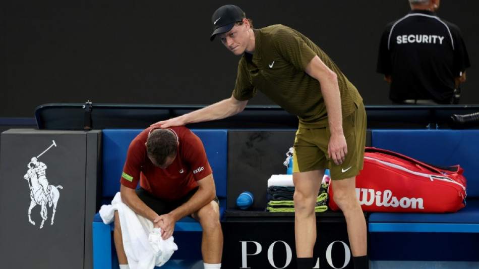 Open d'Australie: Sinner gagne sur abandon, Keys surmonte un d&eacute;marrage difficile
