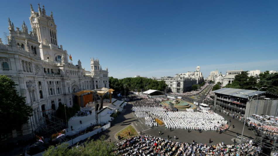 Des centaines de milliers de fid&egrave;les... et Antonio Banderas au deuxi&egrave;me jour du pape &agrave; Madrid