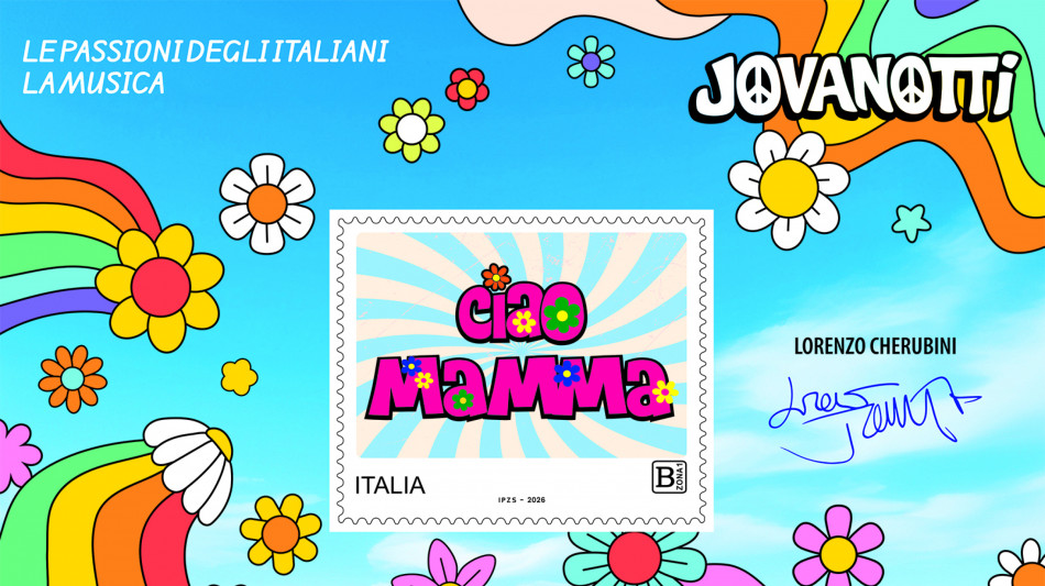 Festa della mamma, una canzone di Jovanotti diventa francobollo