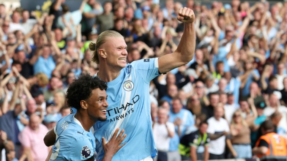 Haaland faz 2 e City goleia Wolverhampton na estreia no Inglês