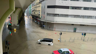 Hong Kong touchée par des pluies historiques