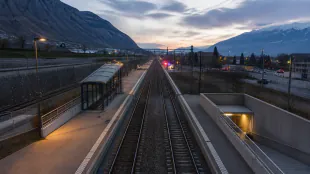 Person am Bahnhof Leuk von Zug erfasst und t&ouml;dlich verletzt