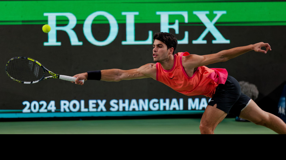 Tennis:Shanghai, Alcaraz ko con Machac che ora affronter&agrave; Sinner