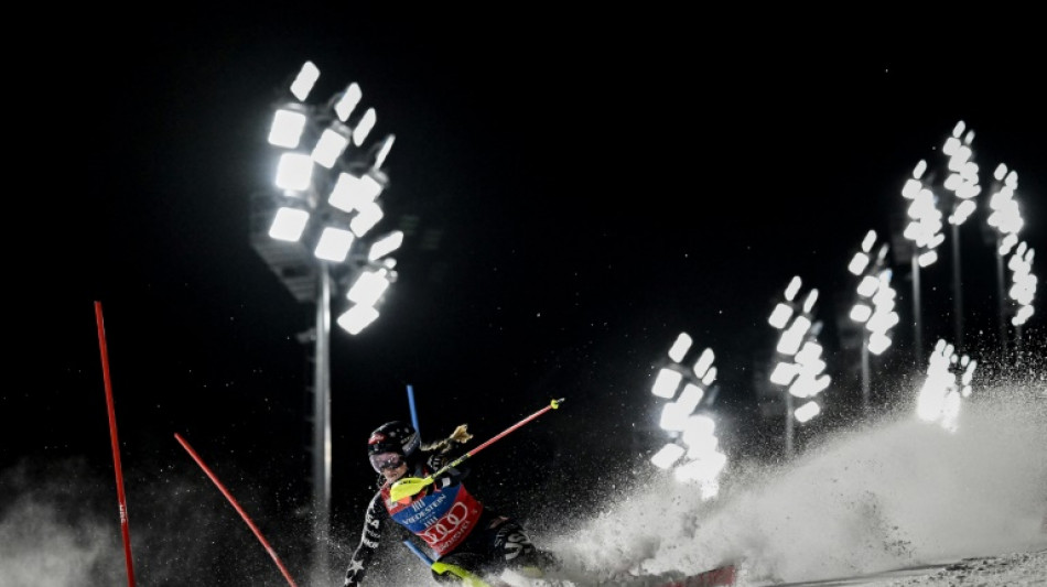 Shiffrin dominates first run in Courchevel slalom