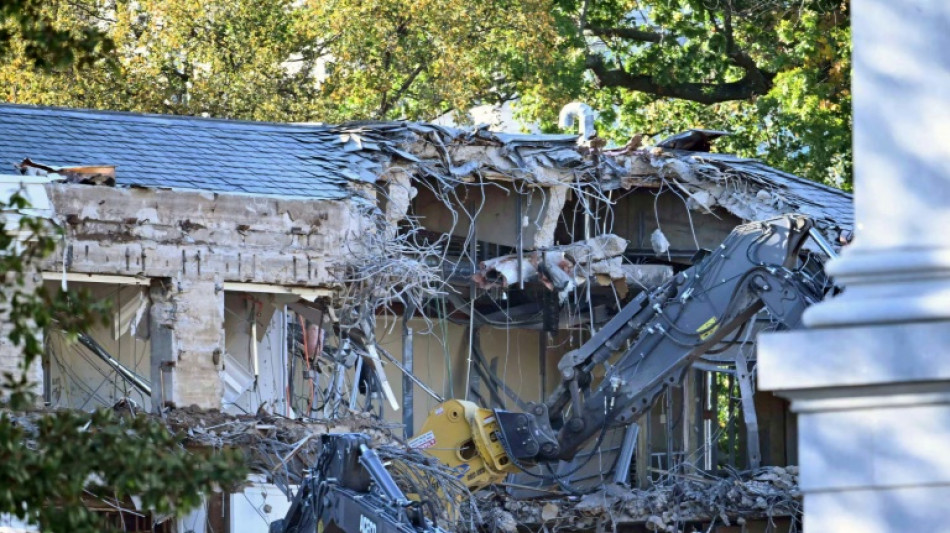 Trump demuele parte de la Casa Blanca para construir nuevo salón de baile