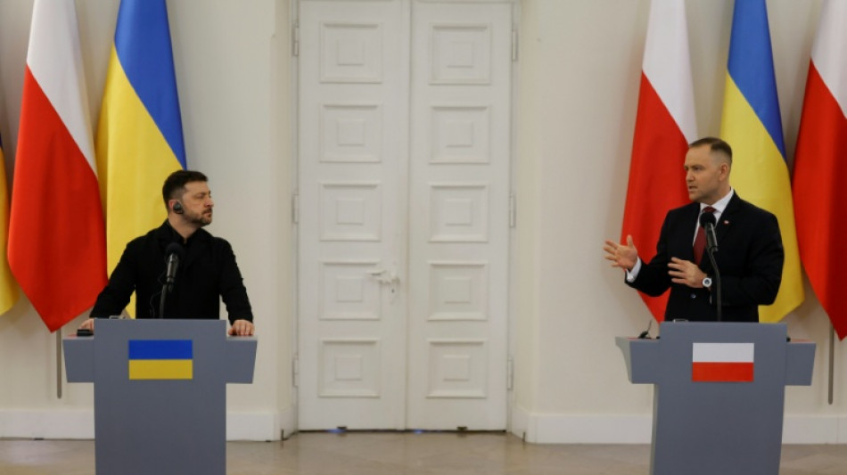 Ukraine's Zelensky, top officials return Polish awards in WWII row