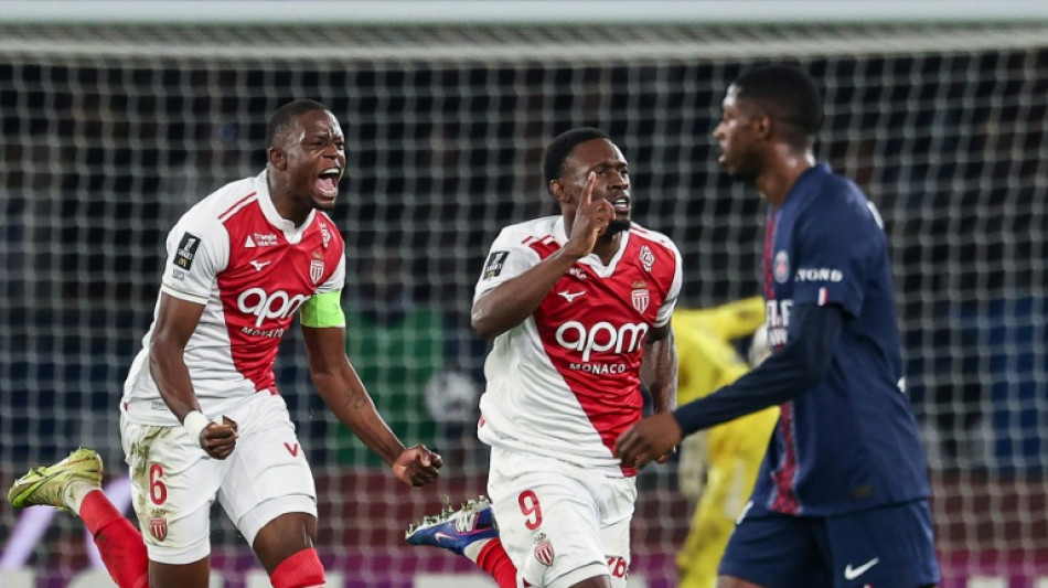 PSG beaten by Monaco before Chelsea Champions League showdown