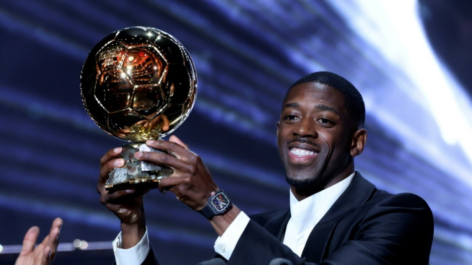 Ousmane Dembélé, do PSG, conquista sua primeira Bola de Ouro