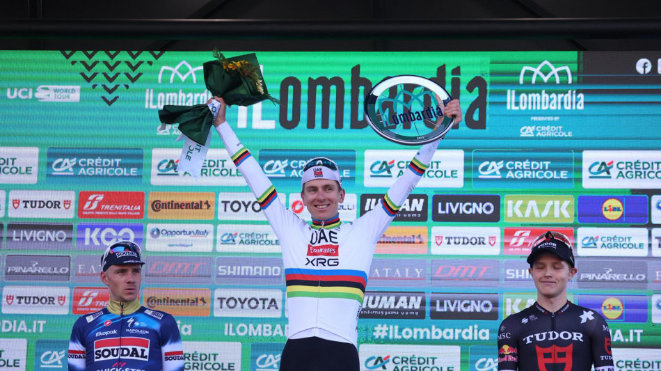 Ciclismo: Pogacar, 'un anno da 9, si pu&ograve; sempre migliorare..'