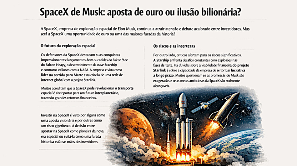 SpaceX: Aposta ou armadilha?